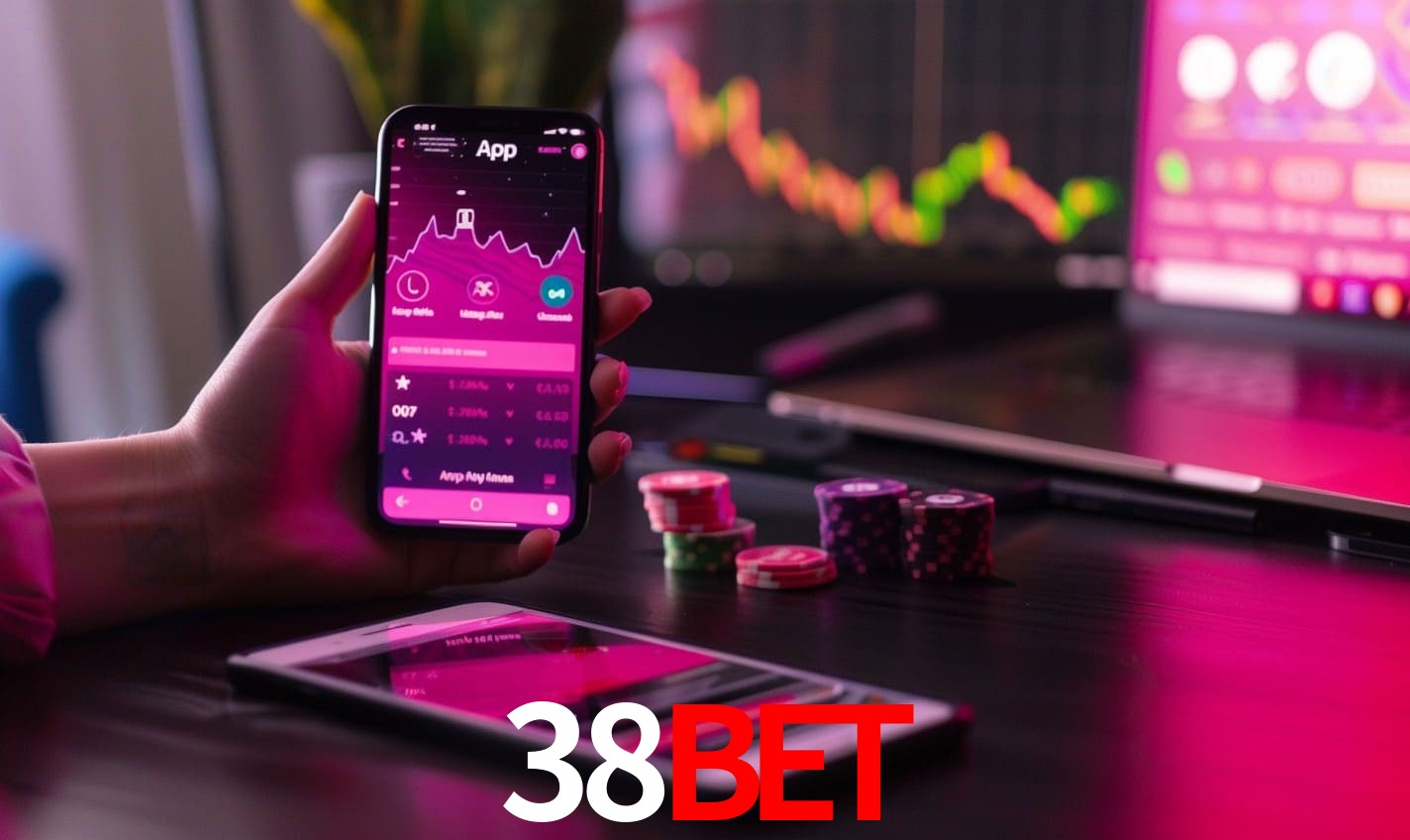 Comparação APP mobile vs versão web da 38bet